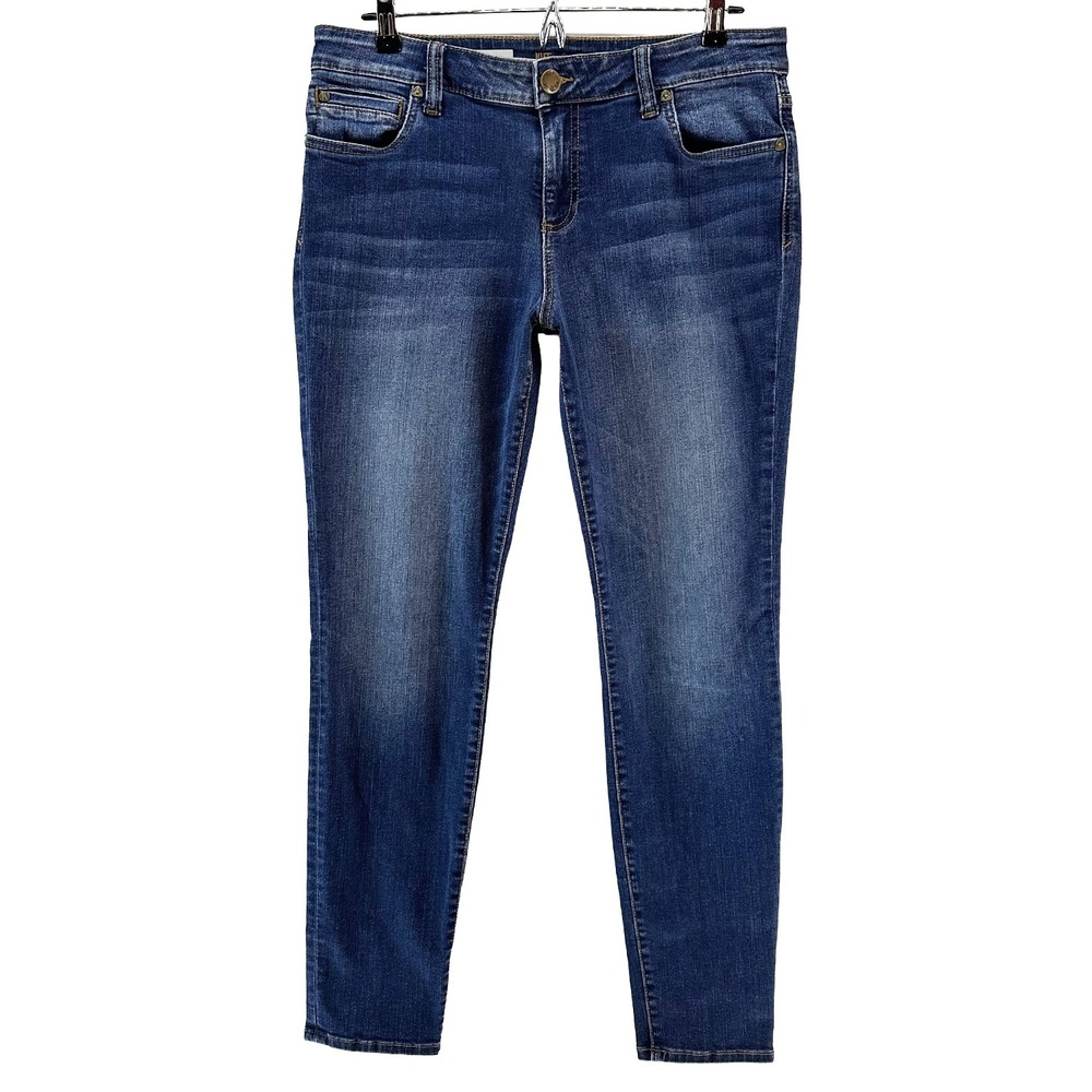 KUT FROM THE KLOTH Women's Toothpick Skinny Jeans •‎ 12 • medium wash blue